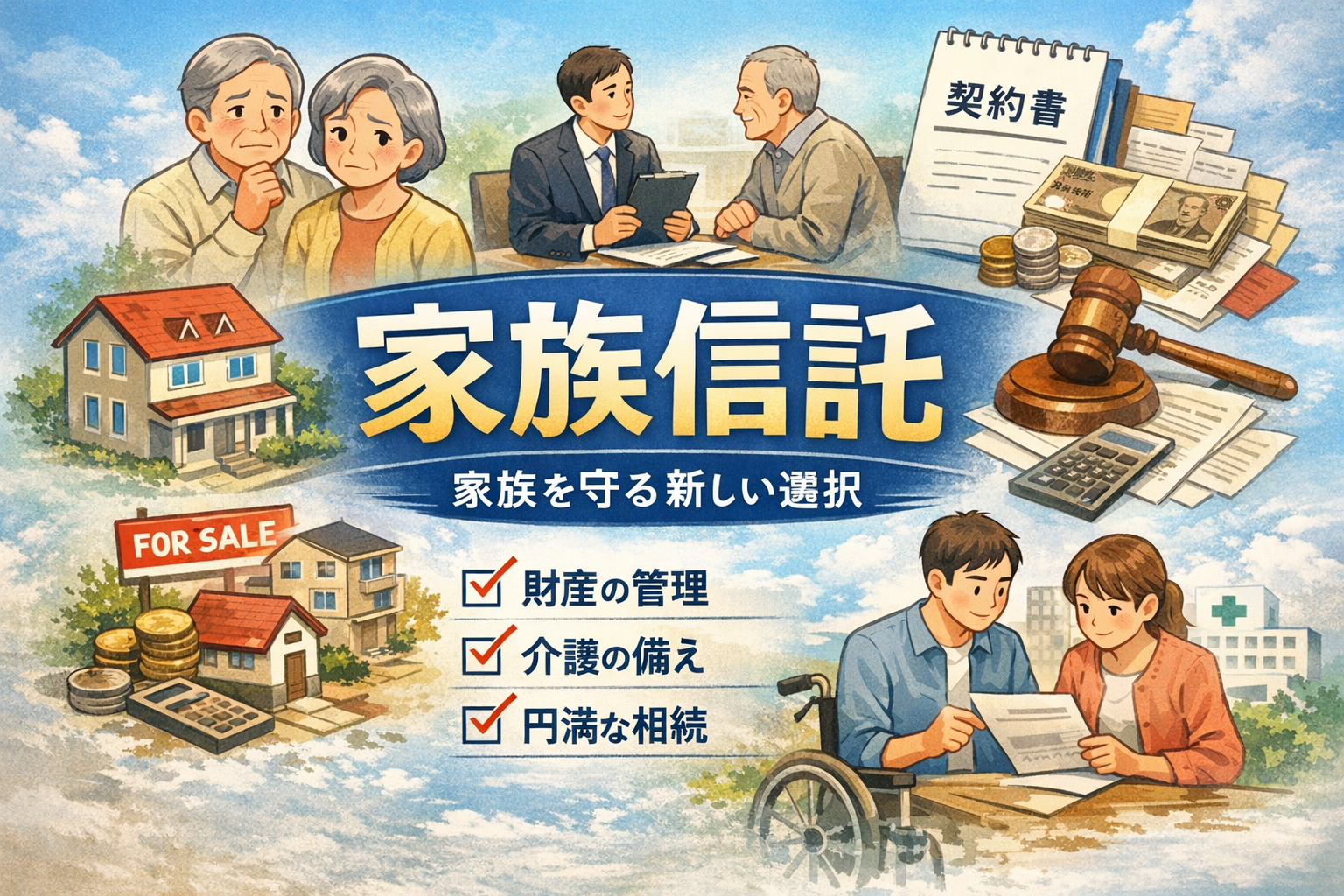 認知症対策！家族信託で安心をつくる方法