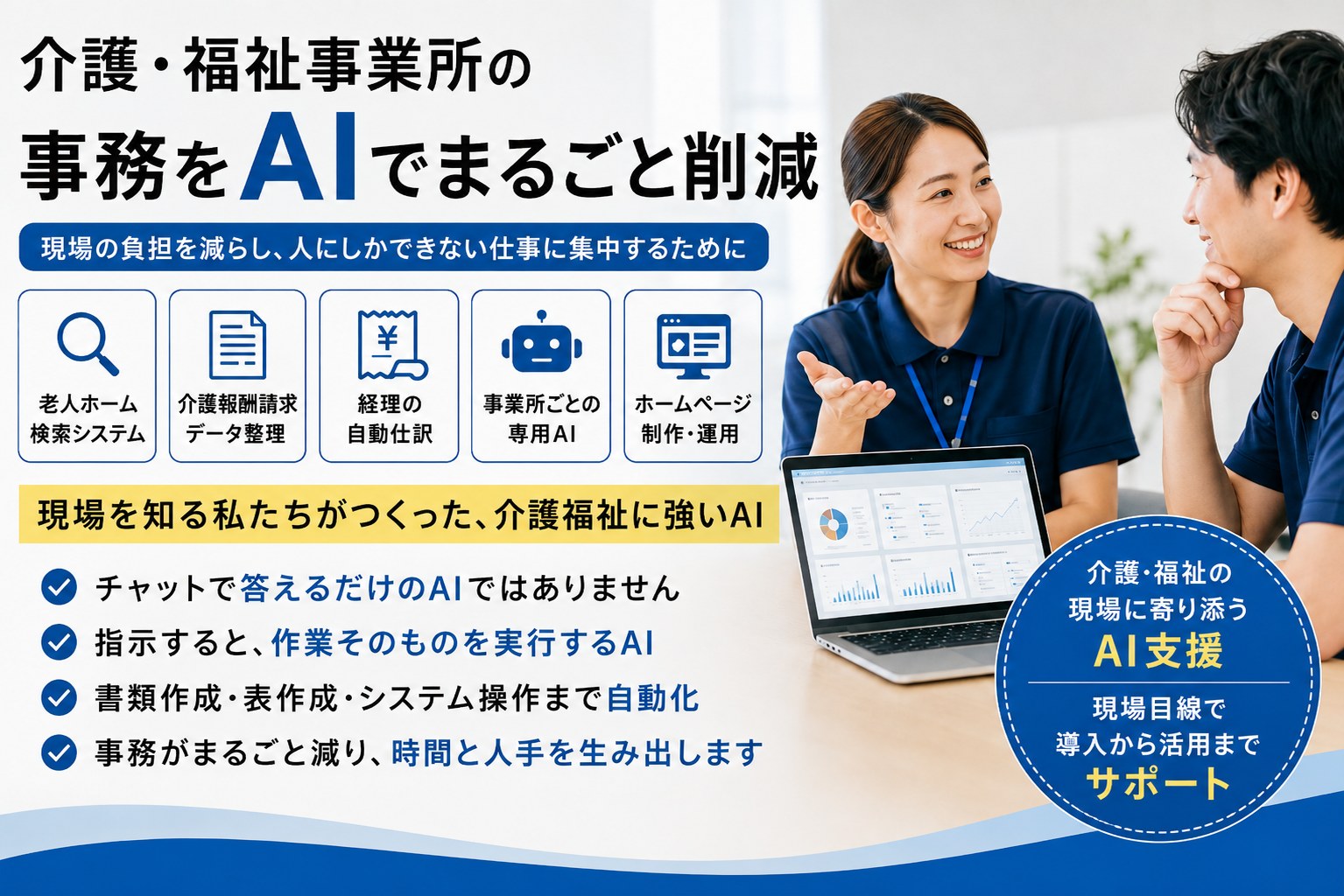 介護・福祉事業所の事務をAIでまるごと削減｜合同会社TR Coordinator